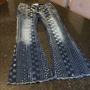 SO CUTE! Free People Bali Flares, Size 28